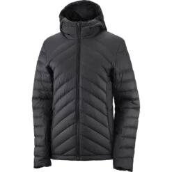 SALOMON TRANSITION DOWN HOODIE W BLACK 22