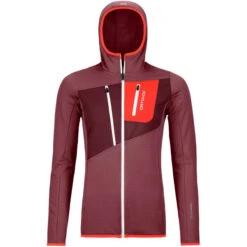 ORTOVOX FLEECE GRID HOODY W MOUNTAIN ROSE 23