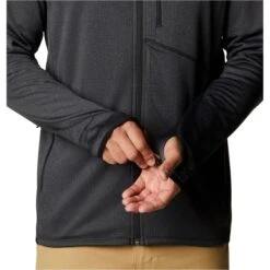 COLUMBIA PARK VIEW FLEECE FULL ZIP M BLACK HEATHER 22 -Columbia || Millet || Odlo Verkoopwinkel 9 106329 park view fleece full zip m black heather 1952222010 06