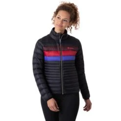 COTOPAXI W FUEGO DOWN JACKET BLACK STRIPES 23