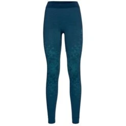 ODLO BL BOTTOM LONG KINSHIP PW 200 W BLUE WING TEAL MELANGE 23