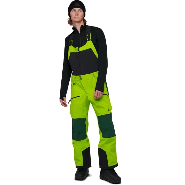 BLACK DIAMOND M RECON PRO STRETCH SKI BIBS LIME GREEN MOUNTAIN FOREST 23 4 BLACK DIAMOND M RECON PRO STRETCH SKI BIBS LIME GREEN MOUNTAIN FOREST 23 - Afbeelding 2