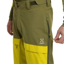 Haglöfs HAGLÖFS ELATION GTX PANT M OLIVE GREEN/AURORA 23 -Columbia || Millet || Odlo Verkoopwinkel 9 113440 elation gtx pant m olive green aurora 604657 4w6 05