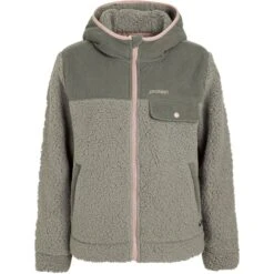 PROTEST PRTEMILY JR FULL ZIP HOODY MISTYGREEN 23