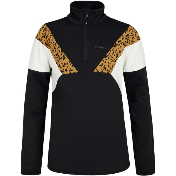 PROTEST PRTDEWYC JR 1/4 ZIP TOP FUDGECAMEL 23 3 PROTEST PRTDEWYC JR 1/4 ZIP TOP FUDGECAMEL 23