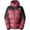 THE NORTH FACE W DIABLO DOWN HDY-EU WILD GINGER/TNF BLK 23