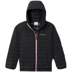 COLUMBIA GIRLS POWDER LITE HDD JK BLACK 23