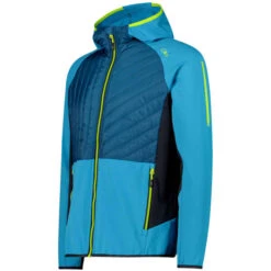 CMP MAN JKT HYBRID FIX HOOD BLUESTONE 23 -Columbia || Millet || Odlo Verkoopwinkel 9 118210 man jkt hybrid fix hood bluestone 32e2877 n825 03