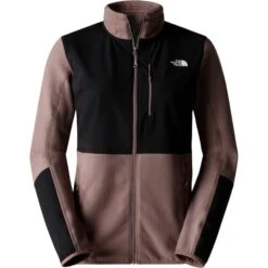 THE NORTH FACE W DIABLO MIDLAYER JKT DEEP TAUPE/TNF BLACK 23