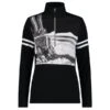 CMP WOMAN SWEAT NERO BIANCO 23