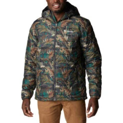 COLUMBIA POWDER LITE HOODED JKT SPRUCE NORTH WO 23