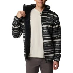 COLUMBIA WINTER PASS FULL ZIP SHARK APRES STRIPE 23 -Columbia || Millet || Odlo Verkoopwinkel 9 128115 1909123 012 05