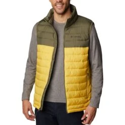 COLUMBIA POWDER LITE VEST GOLDEN NUGGET/STONE GREEN 23 -Columbia || Millet || Odlo Verkoopwinkel 9 128687 1748031 742 04