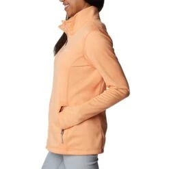 COLUMBIA W PARK VIEW™ GRID FLEECE FULL ZIP PEACH HEATHER 23 -Columbia || Millet || Odlo Verkoopwinkel 9 128727 w park view tm grid fleece full zip peach heather 1959713 812 04