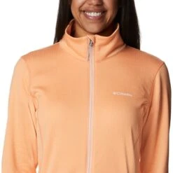 COLUMBIA W PARK VIEW™ GRID FLEECE FULL ZIP PEACH HEATHER 23 -Columbia || Millet || Odlo Verkoopwinkel 9 128727 w park view tm grid fleece full zip peach heather 1959713 812 05