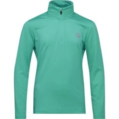 ROSSIGNOL BOY 1/2 ZIP WARM STRETCH TURQUOISE 23