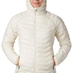 COLUMBIA POWDER LITE HOODED JKT W CHALK 20 -Columbia || Millet || Odlo Verkoopwinkel 9 63967 powder lite hooded jkt w chalk 1699071 191 03