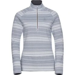 ODLO SILVRETTA CERAWIWARM WHITE/GRAPHIC 21