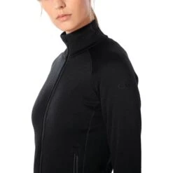ICEBREAKER WMNS ELEMENTAL LS ZIP JKT BLACK 23 -Columbia || Millet || Odlo Verkoopwinkel 9 79540 wmns elemental ls zip black ib104895001 05